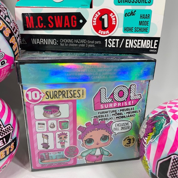 Kids Girls LOL Dolls Mixed Surprise Toys & Dolls Bundle Lot Of 6 - Picture 8 of 15